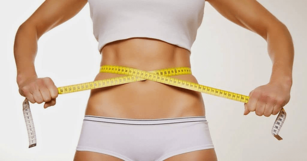 measuring the waist with an inch after losing weight
